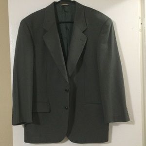 A green suit jacket